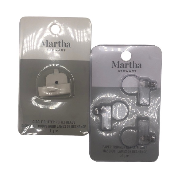 Martha Stewart Circle Cutter and Paper Trimmer Refill Blade Sets - Picture 5 of 5
